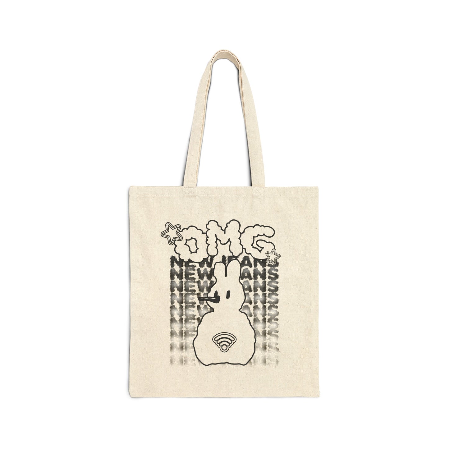 NewJeans: OMG Tokki Canvas Tote Bag