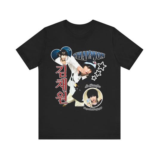 LE SSERAFIM: Chaewon Vintage Rap T-Shirt